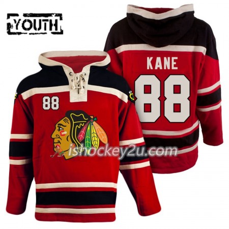 Børn NHL Chicago Blackhawks Patrick Kane 88 Rød Sawyer Hooded Sweatshirt